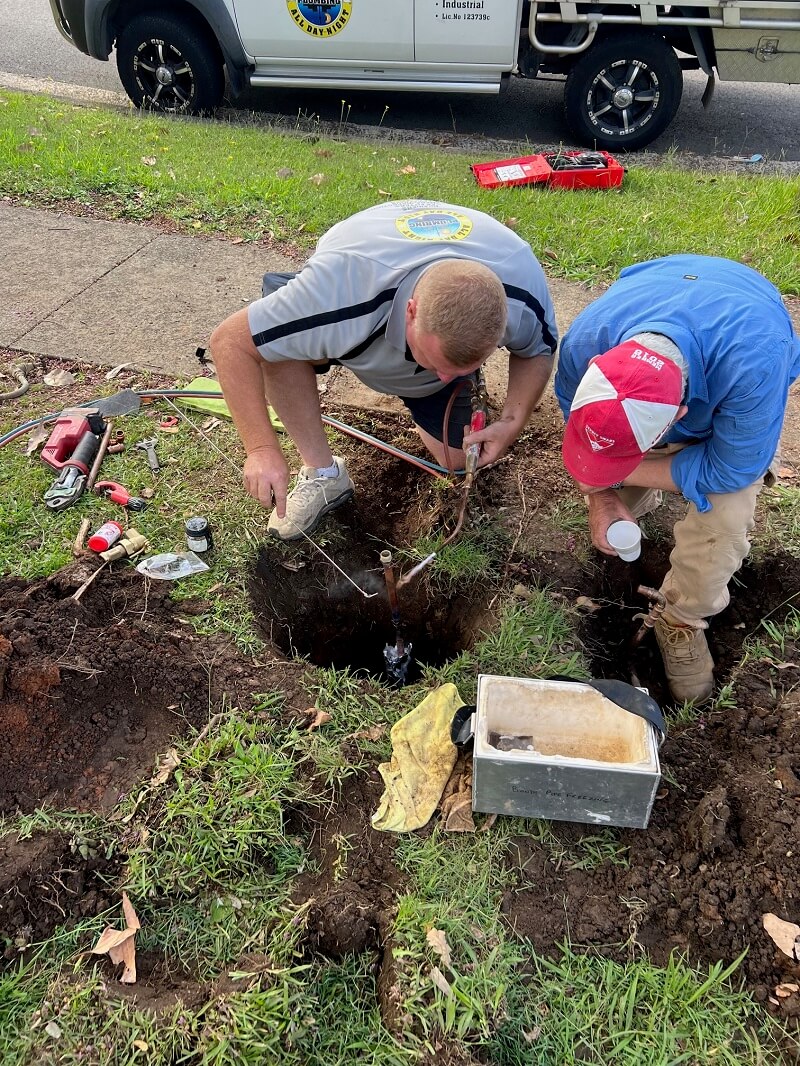 Plumber in Ryde repairing Water Meter